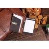 Fasjosma Leather Golf Scorecard Holder with Elastic Pencil Clip and