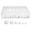 160Pcs Hex Nut Cover Bolt Screw Caps Assortment Kit M4