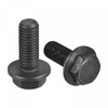 sourcing map Metric M12x30mm Hex Flange Bolts, 6pcs 10.9 Grade
