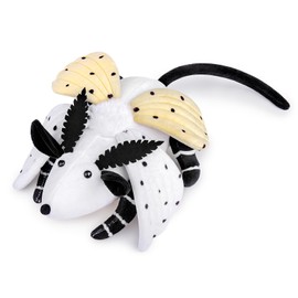 RLOMUTE Salt Moth Rat Toy, Cute White Salt Moth Rat Toy, Soft Plush Toy, Silk Moth Plush Toy Collection, Flying Moth Animal Boys and Girls 8 Inches
