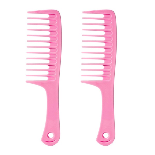 Fgail 2PCS Wide Tooth Comb for Curls, Large Tooth Detangling