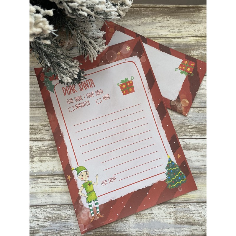 Letter To Santa Kit, Christmas Eve Box Fillers, Xmas Activity
