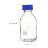 Ciieeo 2pcs Sealing Chemical Reagent Bottle with Calibration Transparent Round