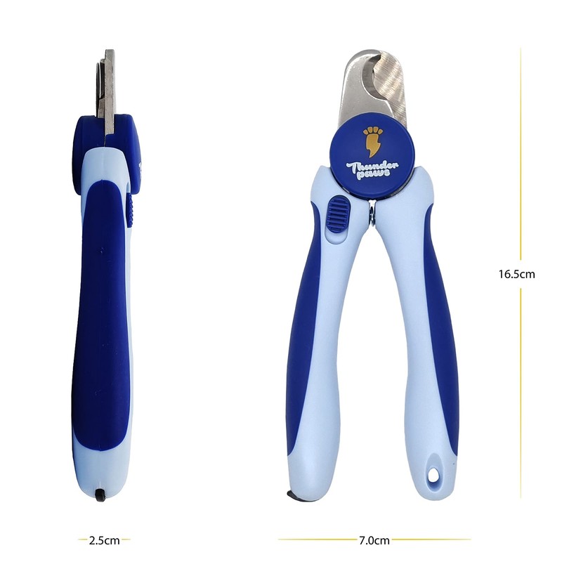 Thunderpaws Professional-Grade Dog Nail Clippers with Protective Guard and Safety