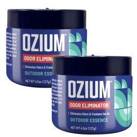 Ozium 4.5 Oz. Odor Eliminating Gel for Homes, Cars, Offices and More, Outdoor Essence, 2 Pack
