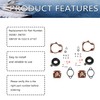 ALL-CARB 2 Pack Carb Repair Kits with Float Replacement for