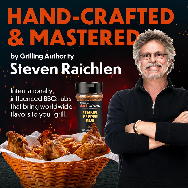 Steven Raichlen's Planet Barbecue Gourmet BBQ Rubs & Spices Gift