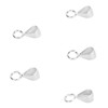 5pcs 925 Sterling Silver Bails DIY Exquisite Necklace Pendant Bails