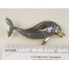 DOLPHIN ORE #.. FISH DESIGNER SIGNED DOLPHIN ORE BLACK ENAMEL