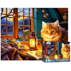 CHengQiSM 100 Piece Jigsaw Puzzle Large Piece Cat Reading Book