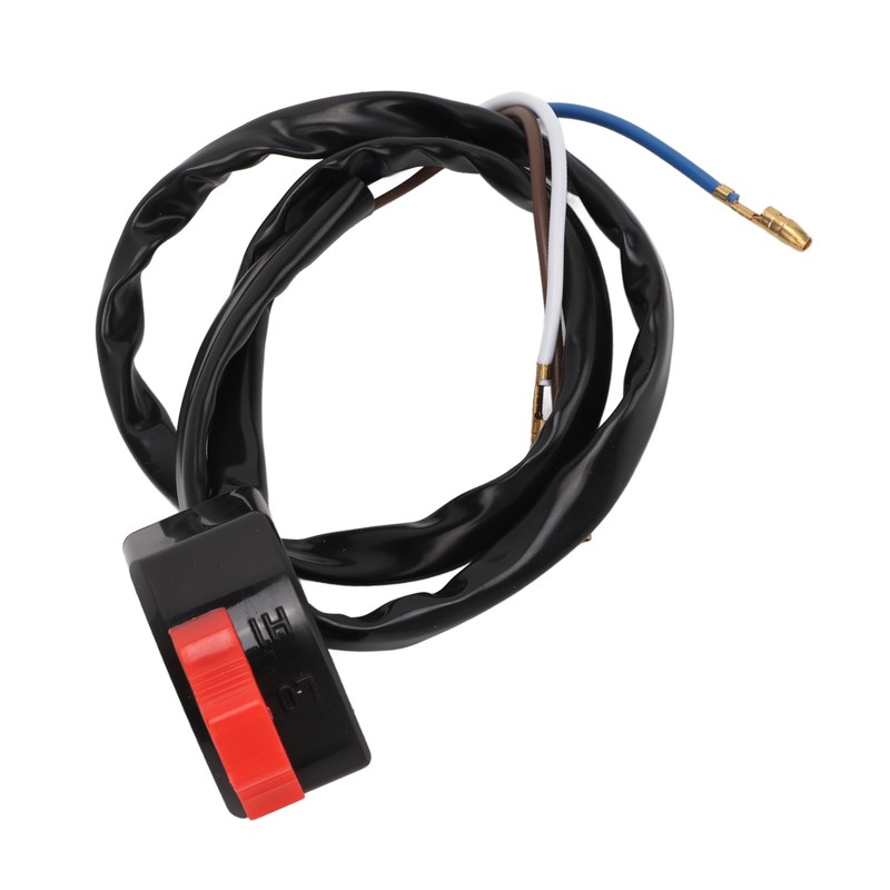 Motorcycle Headlight Dimmer Switch Left 35250‑126‑701 3 Wires ABS Replacement