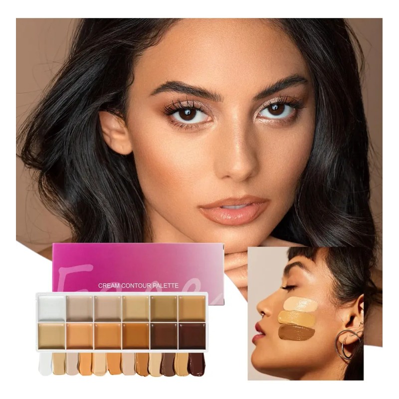 Paleta De Maquillaje En Crema Paleta De Contorno En Crema