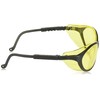 Honeywell Home Amber Safety Glasses, Scratch-Resistant, Wraparound, Yellow (S1601)