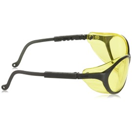 Honeywell Home Amber Safety Glasses, Scratch-Resistant, Wraparound, Yellow (S1601)