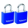 Sterling APL222P APL 2 x 20mm Aluminium Padlocks-Keyed Alike, Assorted