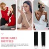 Tubo de Brillo Labial de Plástico 5g, 4 Piezas Negras