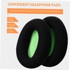 ORFOFE 2pcs Earphone Sponge Sleeves Soft Flannelette Headphone Compatible Khx-hscp