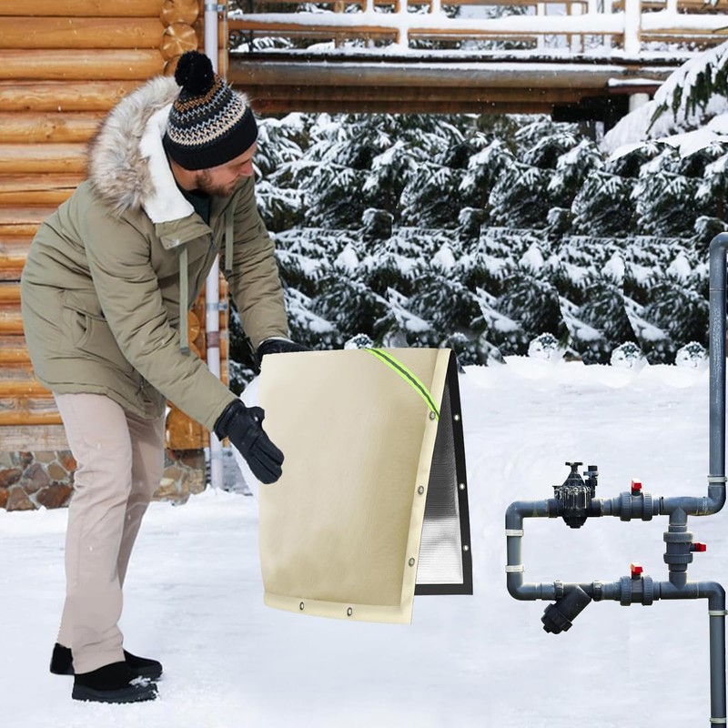 Backflow Preventer Cover, Insulation Cover Suitable for Backflow Preventer, Pipe