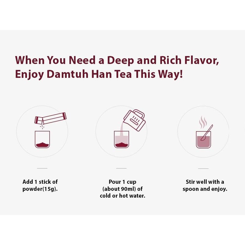 DAMTUH Korea Traditional Han Tea - Herbal Tea single serve