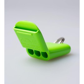 El silbato Acme | Silbato de árbitro de plástico Tornado | No 635 Día Brillo Verde | Buena calidad de sonido, silbatos resistentes al clima | Diseñado y fabricado en el Reino Unido