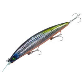 momolures - Bass lures ZODIAC 120 SW 22g super long cast sinking minnow for saltwater game fishing (KONOSHIRO RB)