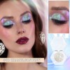 Prreal Chameleon Eyeshadow Glitter, Glitter Shimmer Eyeshadow, Multichrome Glitter Highlighter