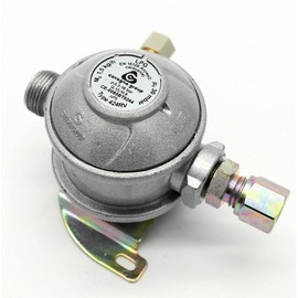30mbar 10mm Straight Caravan Regulator and Motorhome Regulator (1075)
