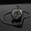 Alwesam Pocket Watch Alloy Hand Wind Mechanical Pocket Watches Men