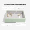 Stackers Green Classic Chunky Jewellery Compartment