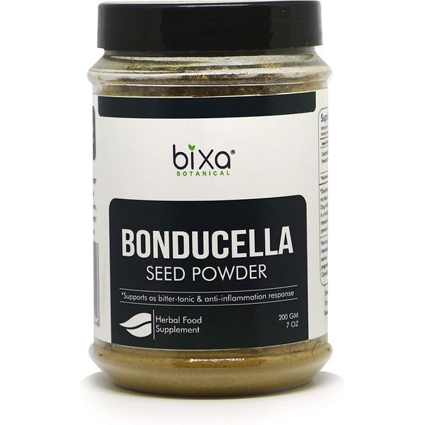 bixa BOTANICAL Bonducella Seed Powder (Sagargota/Caesalpinia Bonduc Nut), 7 Oz, 200g Supports as Bitter-Tonic & antiinflammation | Blood Purification