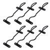 Pack of 6 Metal Red Wine Display Holder Wall Mounted