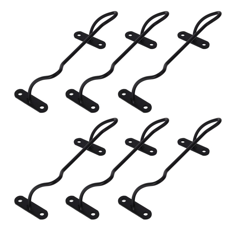 Pack of 6 Metal Red Wine Display Holder Wall Mounted