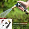 FANHAO Garden Hose Nozzle with High Pressure Jet, 100% Heavy