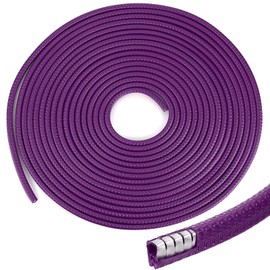 Sumnacon 32Ft Car Door Edge Guards - Flexible Rubber Edge Trim for Protecting Edge of Car, Boat, Vehicle & Metal Glass Equipment, Sturdy and Removable Protector Guard Seal Strips,Purple