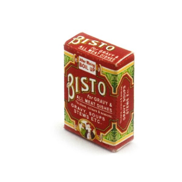 2 x MyTinyWorld Dolls House Miniature Box of Bisto Gravys