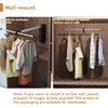 bimiti Pull Down Closet Rod Single Side 26 Inch Wardrobe