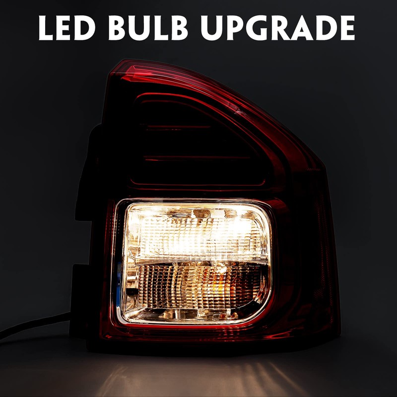 Huray Right Tail Light Fit for Jeep Compass 2014-2017 Taillight