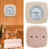 Holz ThermoHygrometer Thermometer Hygrometer Badezimmer Sauna Raumzubehör