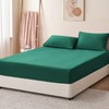 RUIKASI Fitted Sheet 180 x 200 cm Green Bed Sheet