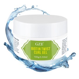 GZE Biotin Twist Curl Gel - Flexible Hold, Perfect For Twists, Moisturizing No Buildup - Lightweight Twist It Up