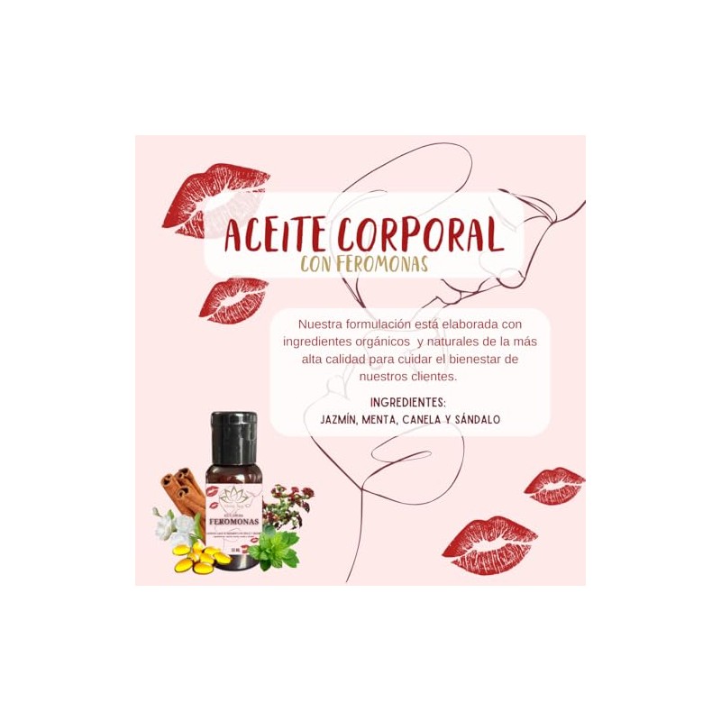 Aceite Orgánico Corporal Para Masajes Con Vitamina E 30ML (Feromonas)