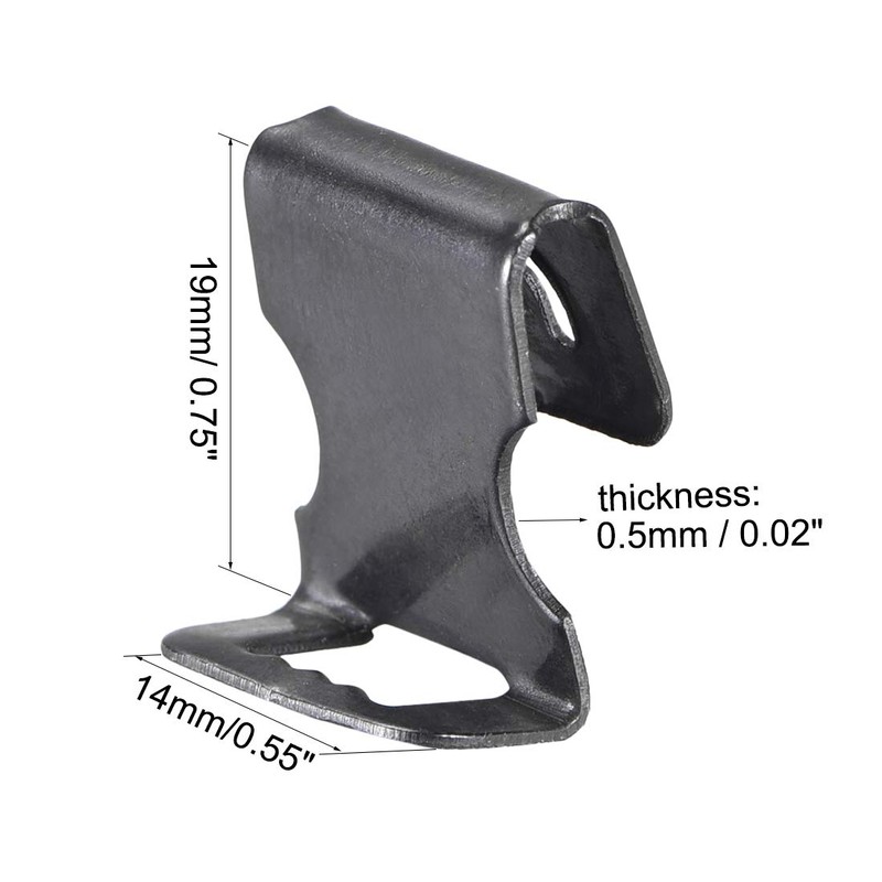 sourcing map Photo Frames Hanger Hooks, 0.5mm Thick S-Shaped Metal