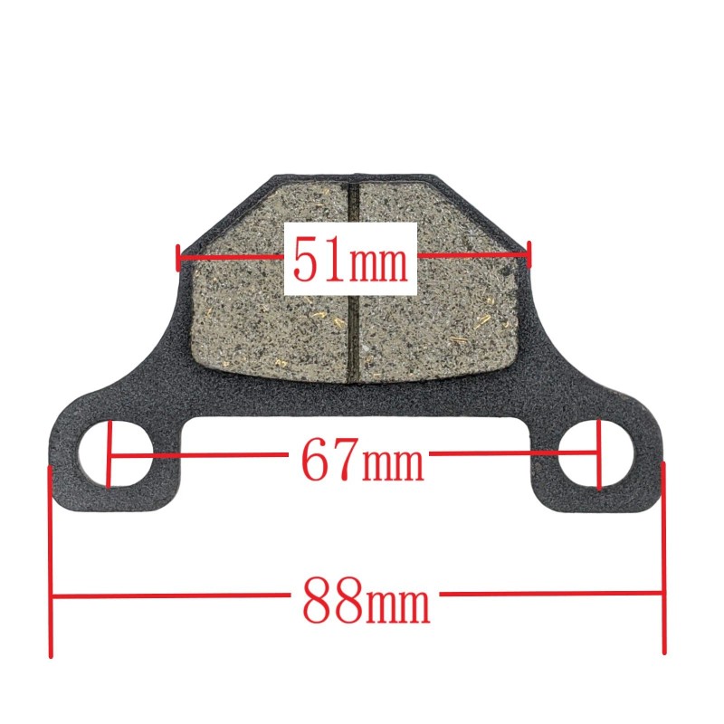 RedCap Motorcycle Brake Pads Rear Set Rover 200 300 Raven