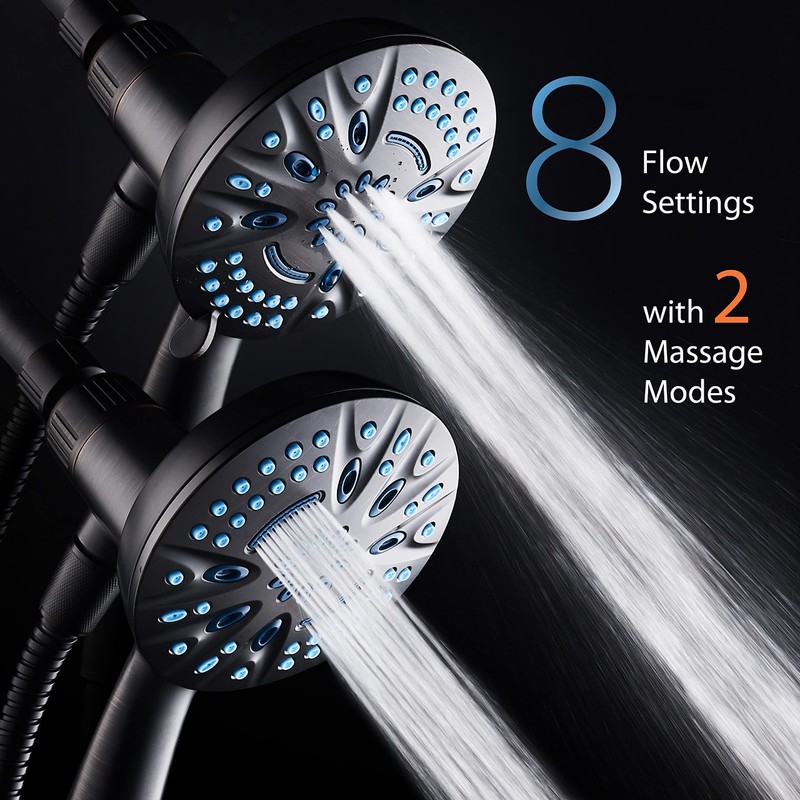 AquaCare Magneton High-Pressure 8-mode Handheld Shower Head with Magnetic Guidance
