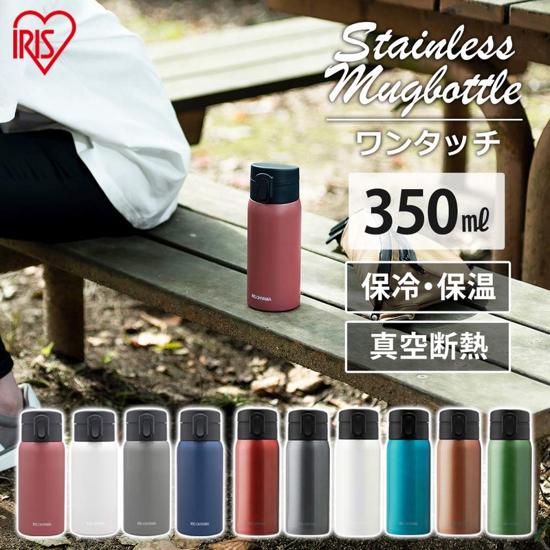 IRIS OHYAMA SB-O350M Water Bottle, 6 Hours Temperature Retention, Vacuum