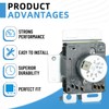W10436302 WPW10436302 Dryer Timer Compatible with Whirlpool Replaces 4446791 AP6021392