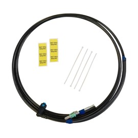 Inline Tube Compatible with 1994-04 Dodge Ram w/o Fuel Return (Excludes Diesel) Fuel Supply Nylon Fuel Line Kit Tank To Engine