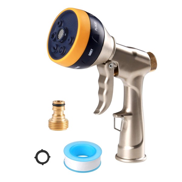 Garden Hose Nozzle Heavy Duty High Pressure Garden Sprayer for