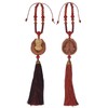 Buddha Car Pendant Peach Wood Exquisite Carving Mind Purification Wealth