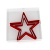 Star Set of 2 Value Cookie/Fondant Cutters Pair 5CM +
